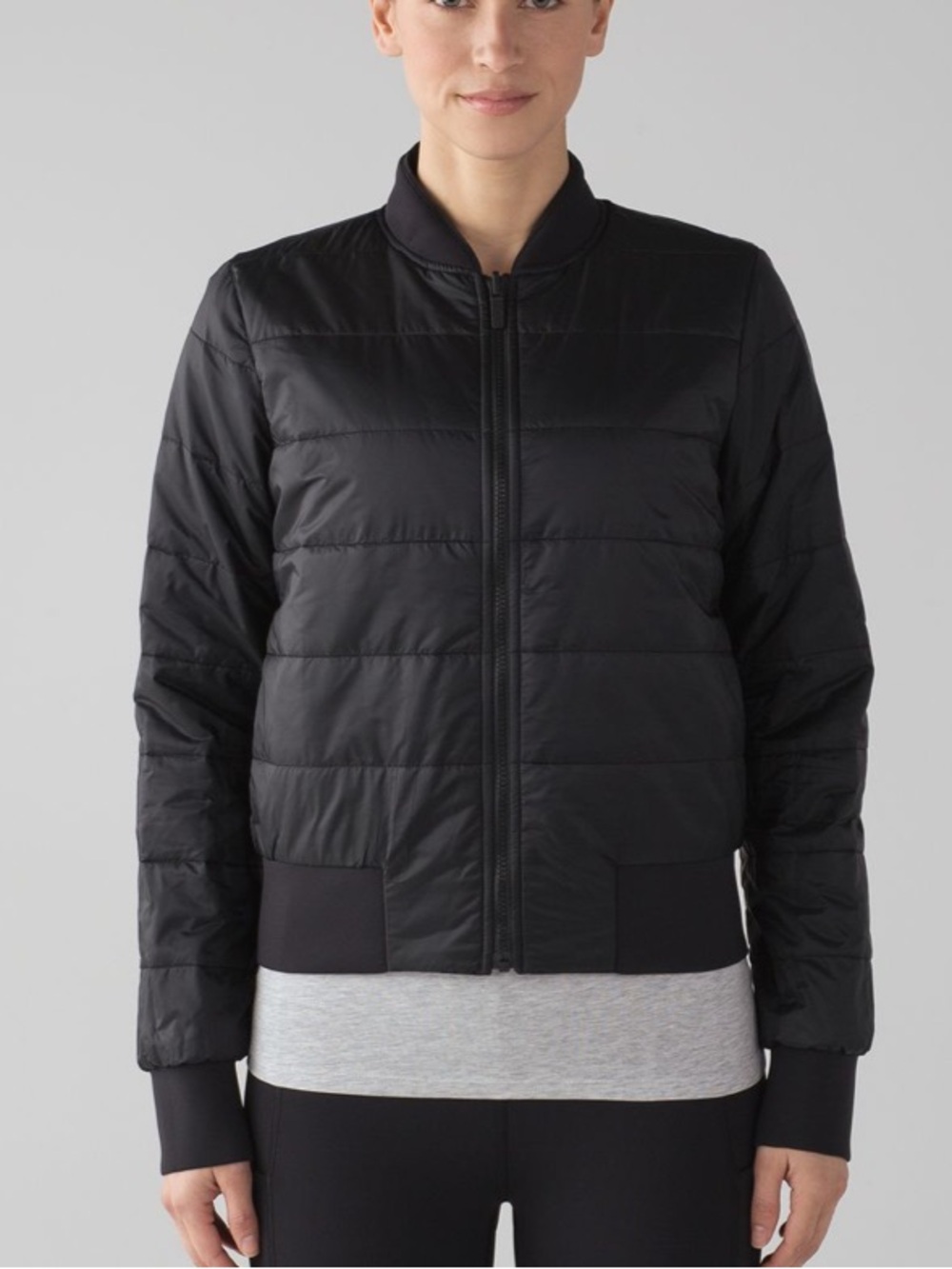 Lululemon Nonstop Bomber Jacket in Black
